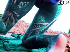 Amaterji, Dildo, Ženska, Nemke, Lulanje, Solo, Tetovaže, Igrače