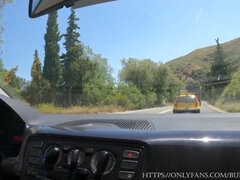 Extraordinary Oral On The Speed Highway! Fellate While Driving, Ultra-Kinky Bitch.