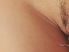 Brunette, Hunn, Hd, Utendørs, Alene