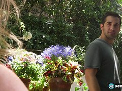 Roxy bangs her son's boyhood pal in the cafe before getting naughty with him