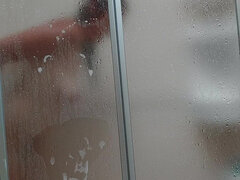 Amateur, Gros cul, Érotique, Seins naturels, Douche, Solo, Tatouage