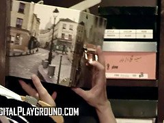 Watch Kayden Cross get her tiny tits and tight body adored by Charles Dera