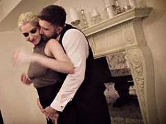 Beautiful glamorous blonde gets fucked in the elevator - Wicked