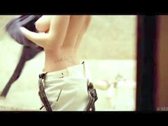 Kristof Cale joins his girl Nicoleta Emilie in the bath tub and enters her snatch from behind