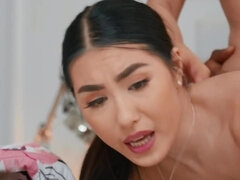 Asiático, Ffm, Interracial, Adolescente, Trio