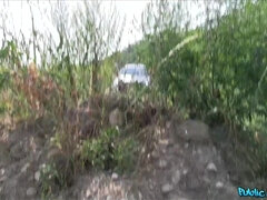 Amateur, Nana, Sucer une bite, Voiture, De plein air, Pov, Réalité, Nénés