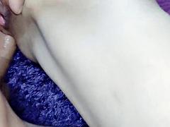 Beautiful wife and muscular husband shoot porn