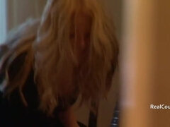 Velike joške, Blondinka, Busty, Kurac, Moški z dvema ženskama, Hd, Lezbijke, Trojček