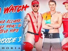 Adira Allure and Steve Rickz's bisexual couple video by Biphoria