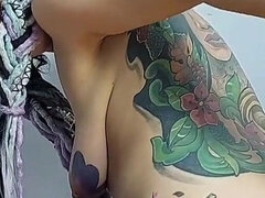 Amatør, Anal, Kukk suging, Raseblandet, Fitte, Tattovering