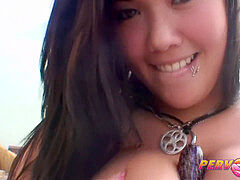 Asiatica, Culo grosso, Grande cazzo, Pompino, Imbavagliando, Giapponese