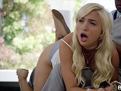 BLACKED first multiracial For insatiable Blonde Eliza Jane