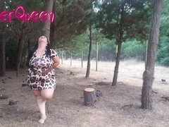 Amatorka, Piękne grube kobiety, Latynoska, Dojrzałe, Mama, Na wolnym powietrzu, Solo