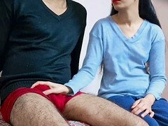 Tante, Blasen, Betrug, Paar, Indisch, Mutti, Orgasmus, Stiefmutter