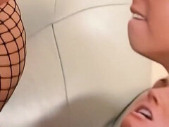 Flower Tucci and Georgia Starr Rub Asses Together Then Have Dirty Threeway
