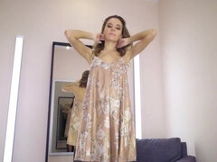 Tussi, Bikini, Braunhaarige, Frau, Fetisch, Lingerie, Masturbation, Solo