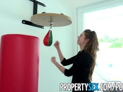 Property Sex featuring Elena Koshka and Chuck's small tits clip