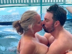 Blondin, Par, Creampie, Hd, Mogen, Milf, Under vattnet, Vibrator