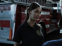 Hot female firefighters are having hot lesbian gangbang party