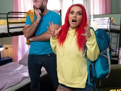 Fakehub featuring Roxi Keogh's big cock scene