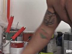 Anal, Pik sutte, Sædskud, Håndjob, Hd, Muskel, Offentlig, Trekant