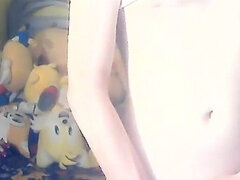 Grote lul, Travestiet, Huisgemaakt, Masturbatie, Mager, Alleen