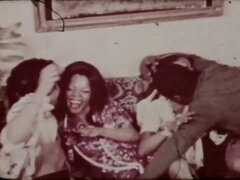 Vintage MILF with Hairy Pussy Fucked and Cummed in Mouth by Monster Black Cocks (full Movie)