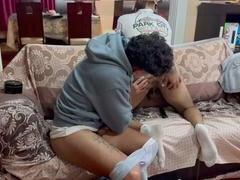 Latino twink Omar Castell C gets buttfucked in solo boy action