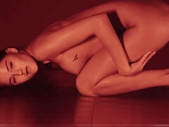 Duże cycki, Brunetka, Palcówka, Nagi, Chudy, Solo, Odpędzanie, Nastolatki