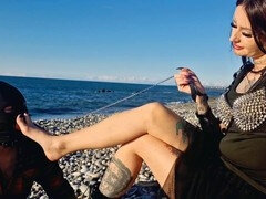 Femdom foot worship, foot slave, femdom feet