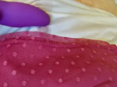 Jerking off while wearing vanity fair nylon briefs