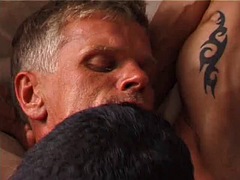 Surfer daddy gets woken up with sex