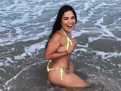 Anal, Culo, Playa, Mamada, Novio, Latina, Pov, Tetas