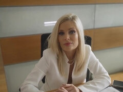 Lucette Nice sweating and screwing in a POV scene