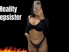 My Dick Is Horny and My Stepsister Is Getting Ready to Meet Her Lover and I Decided to Be the First