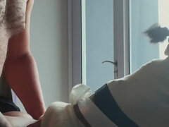 18 ans, Amateur, Noire, Tir de sperme, Hôtel, Domestique, Adolescente