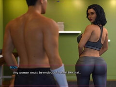 Shut up and Dance - Part 14 - Landlady in Fitness Costume Masturbate Me