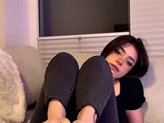 Chica, Pies, Fetiche, Latina, Solo