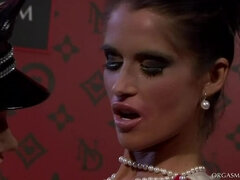 Latex, Lesbisch, Pornostars, Pov, Dürr, Strümpfe, Spielzeuge, Vibrator