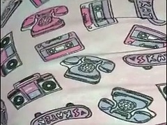 Young college student, is punished for failing, spanking, and intense masturbation, six pack, close-up