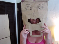 College sluts suck thick cocks with bags on their heads