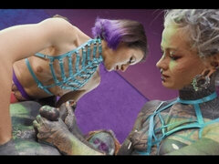 In den arsch, Frau frau mann, Faustfick, Deutsch, Hd, Piercing, Flotter dreier, Titten