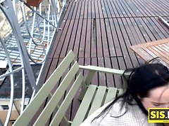 Avsugning, Brunett, Hardcore, Utomhus, Pov, Verklighet, Rysk, Tonåring