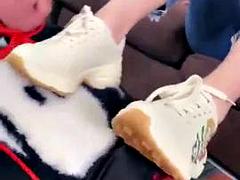Double chinese femdom: Asian, Fetish  Foot Fetish Porn