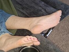 Amerikansk, Bagved scenerne, Sædskud, Fødder, Massage, Ældre kvinde