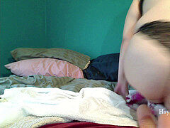 Stor svart kvinne, Brunette, Lubben, Feit, Naken, Orgasme, Fitte