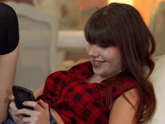 Blondine, Pik sutte, Brunette, Håndjob, Hårdt, Slikning, Fisse, Bryster