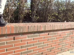 18, 금발의, 대학교, 사정 샷, 얼굴에, 독일인, 현실, 러시아인