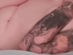 Thick Tattooed PAWG Gets a Treat