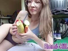 Corn gets me super naughty, but cucumber makes me explode with pleasure